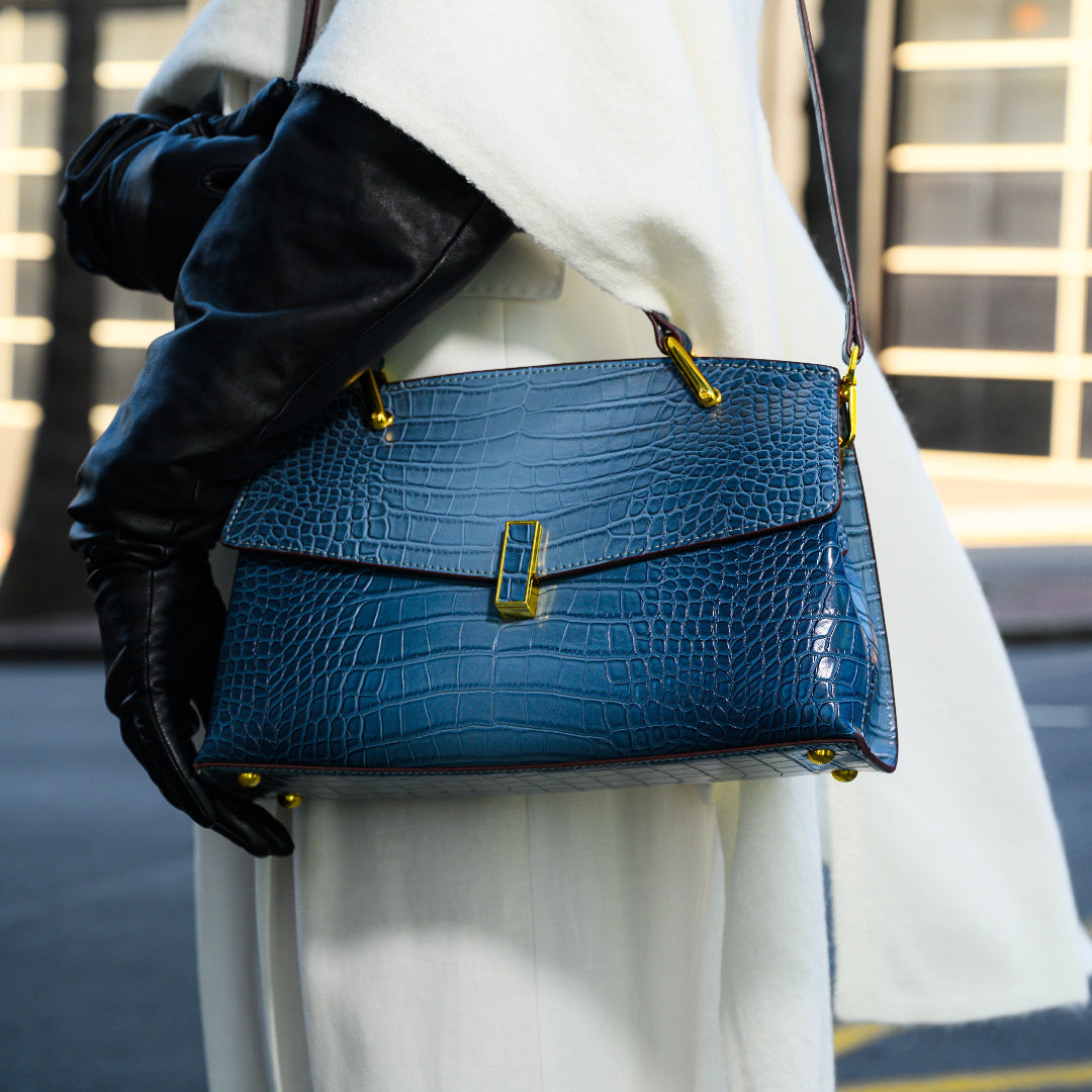 Elisa | Bolso Tote Efecto Cocodrilo