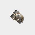 Laura – Anillo vintage en plata oscura adornado con circonitas