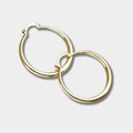 Lívia - Elegantes aretes de oro de gran tamaño