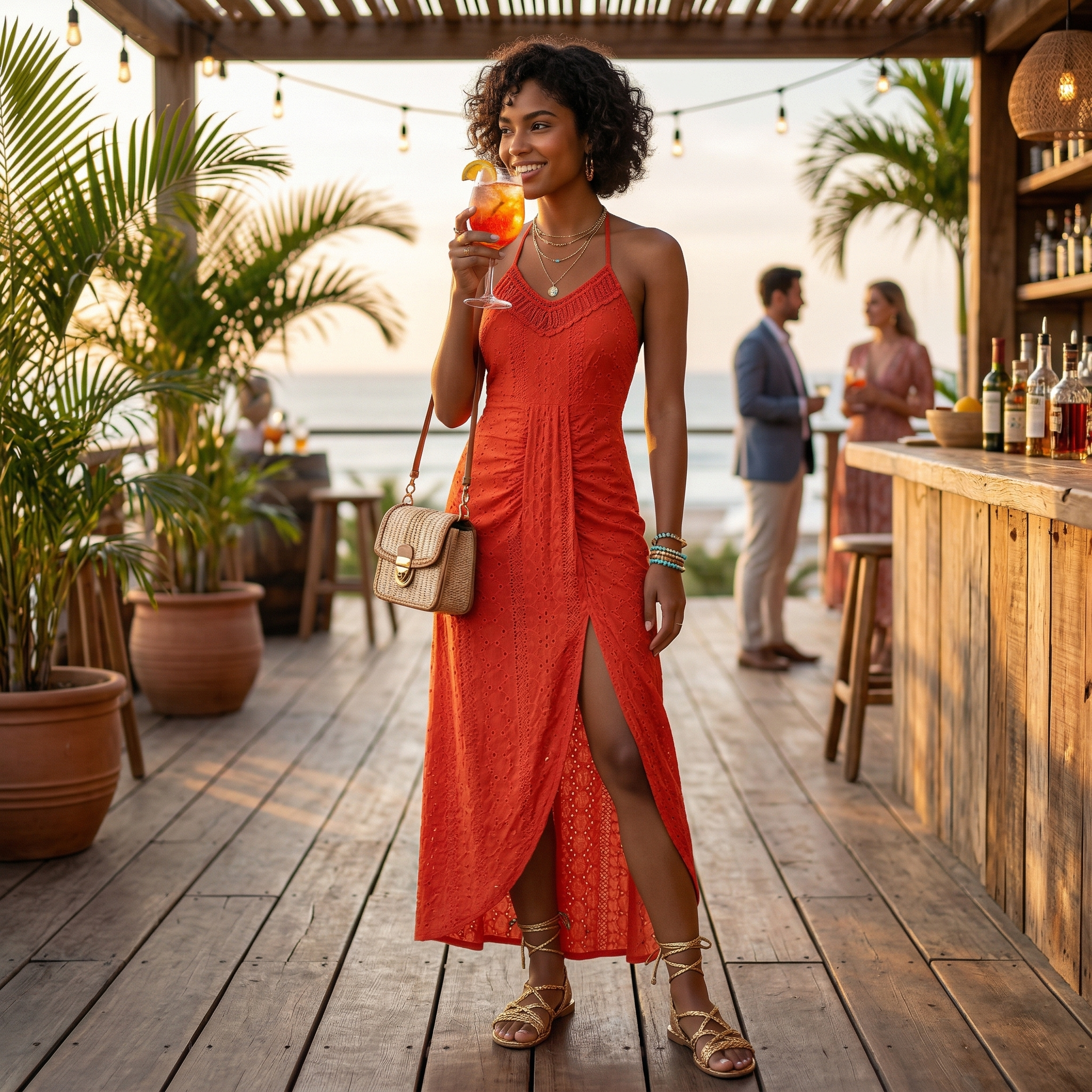 Valentina | Vestido Midi con Escote Cruzado