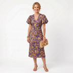 Vanessa - Vestido elegante com decote em V