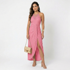 Valentina | Vestido Midi con Escote Cruzado