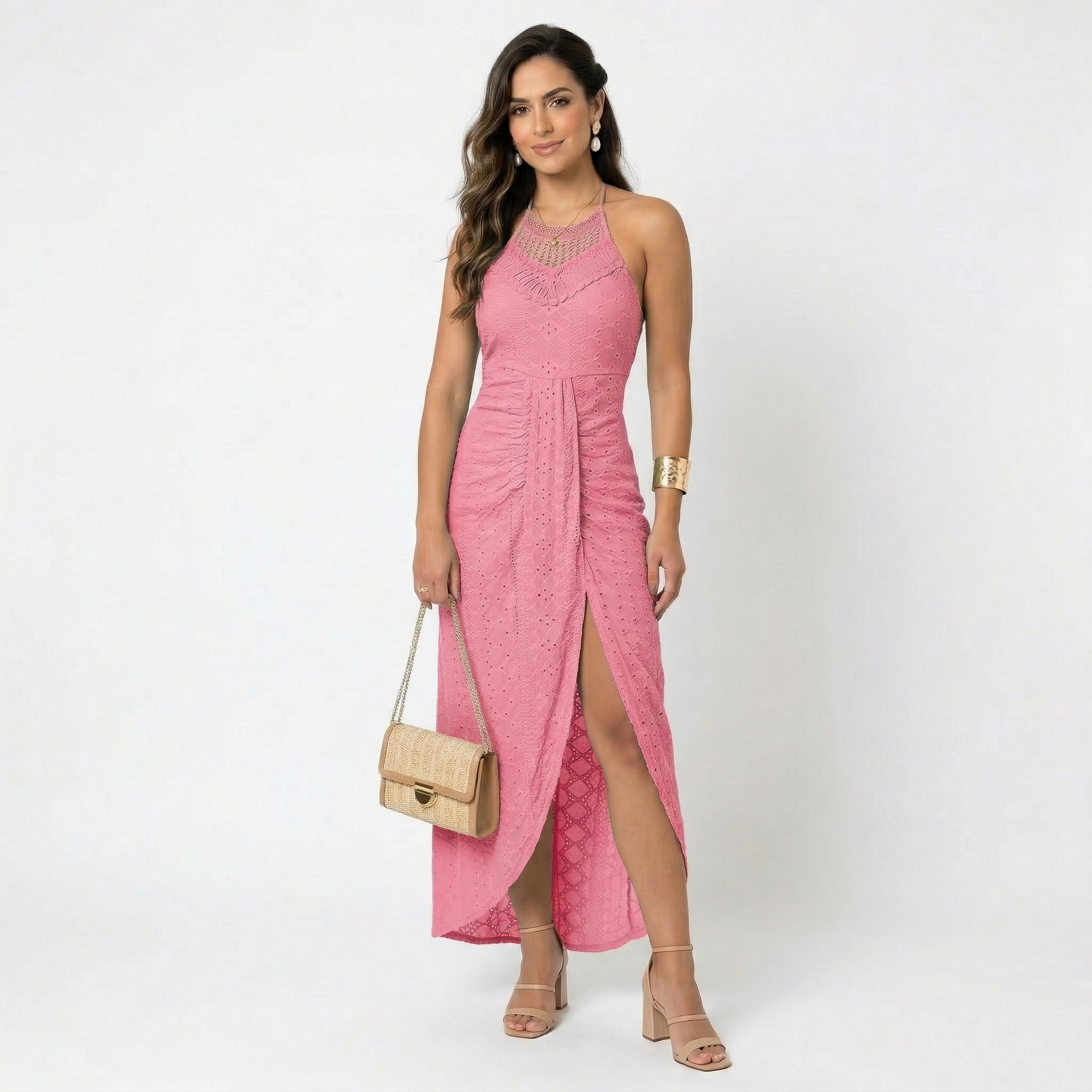 Valentina | Vestido Midi con Escote Cruzado