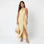 Valentina | Vestido Midi con Escote Cruzado