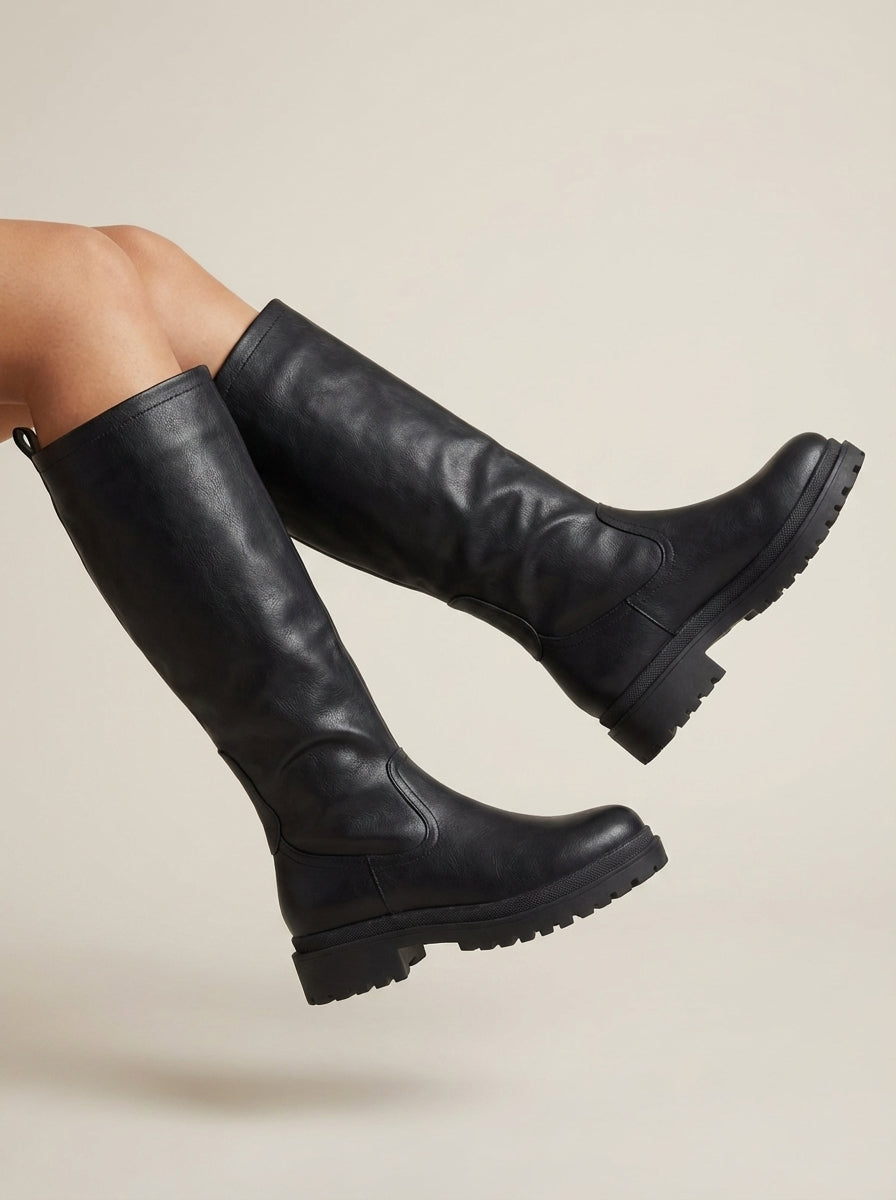 Nadia | Botas Altas Negras