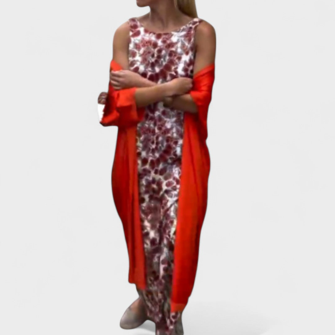 Carolina | Vestido Elegante con Kimono