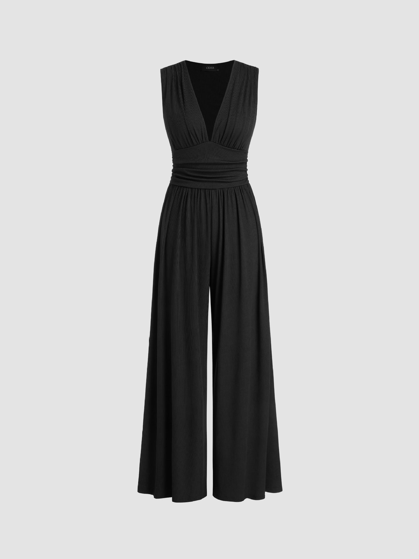 Caridad | Mono Elegante Sin Mangas de Pierna Ancha