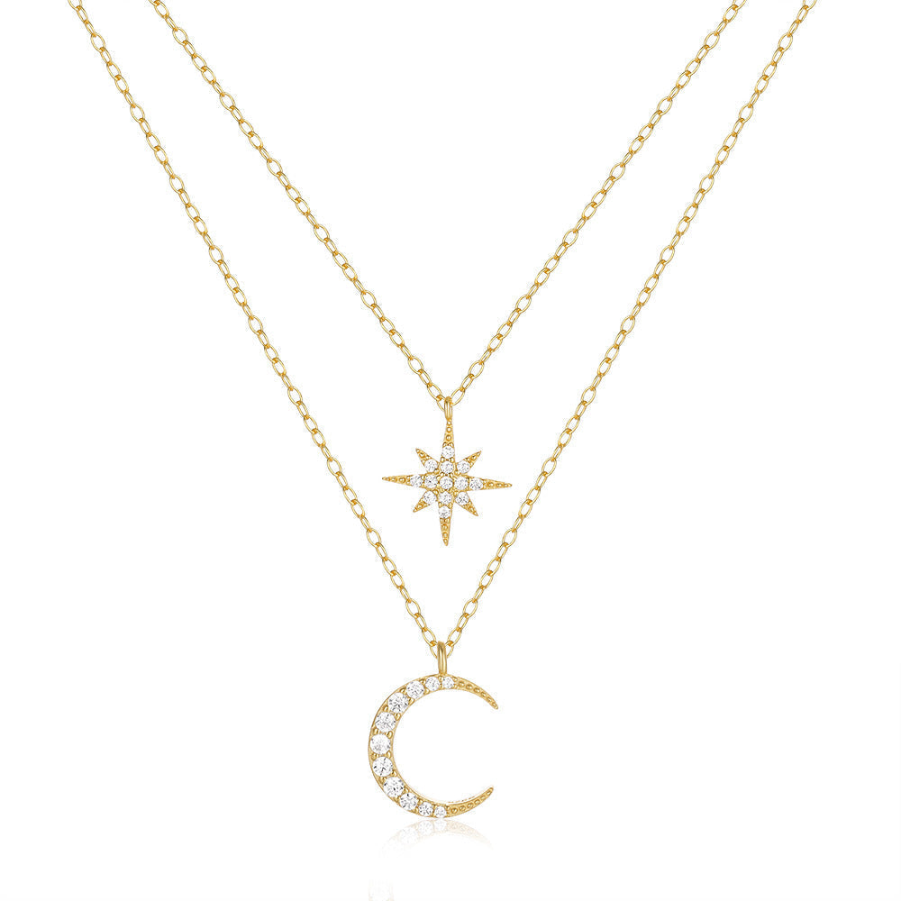 Elisa – Collana in argento con pendente circolare