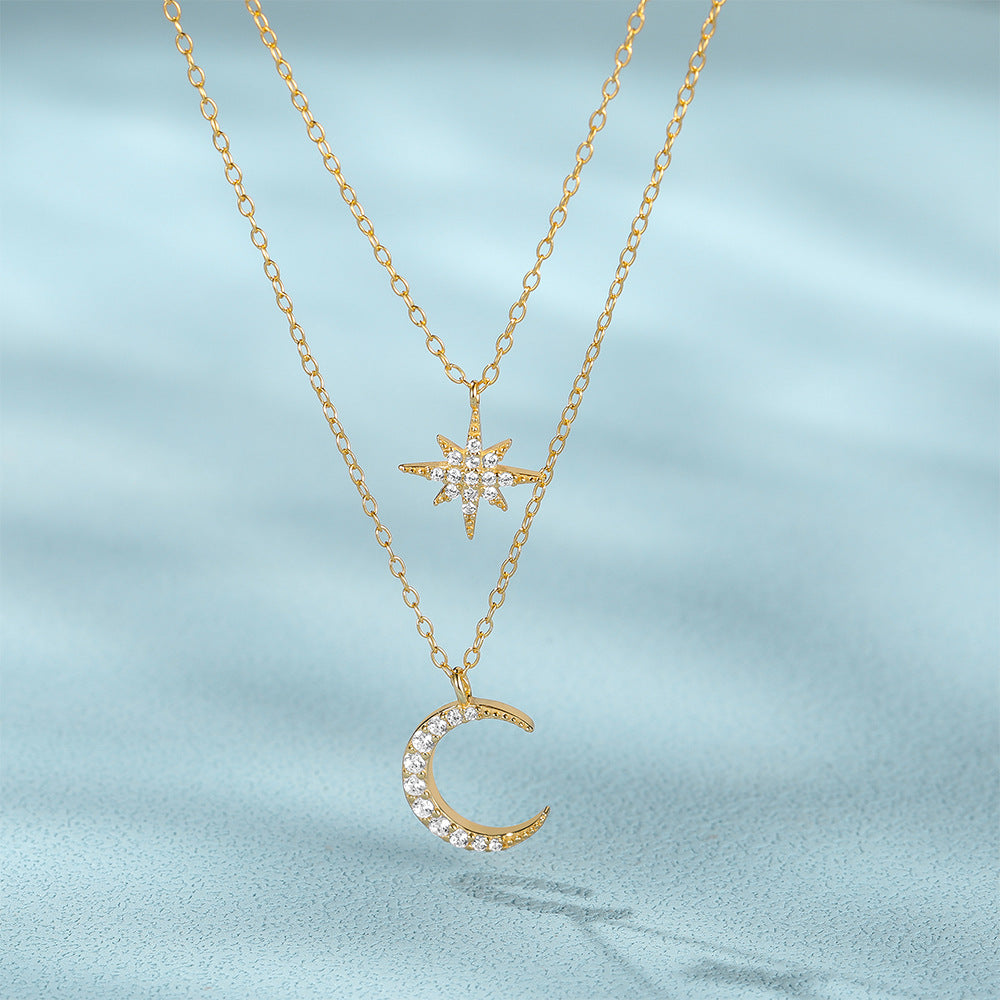 Elisa – Collana in argento con pendente circolare