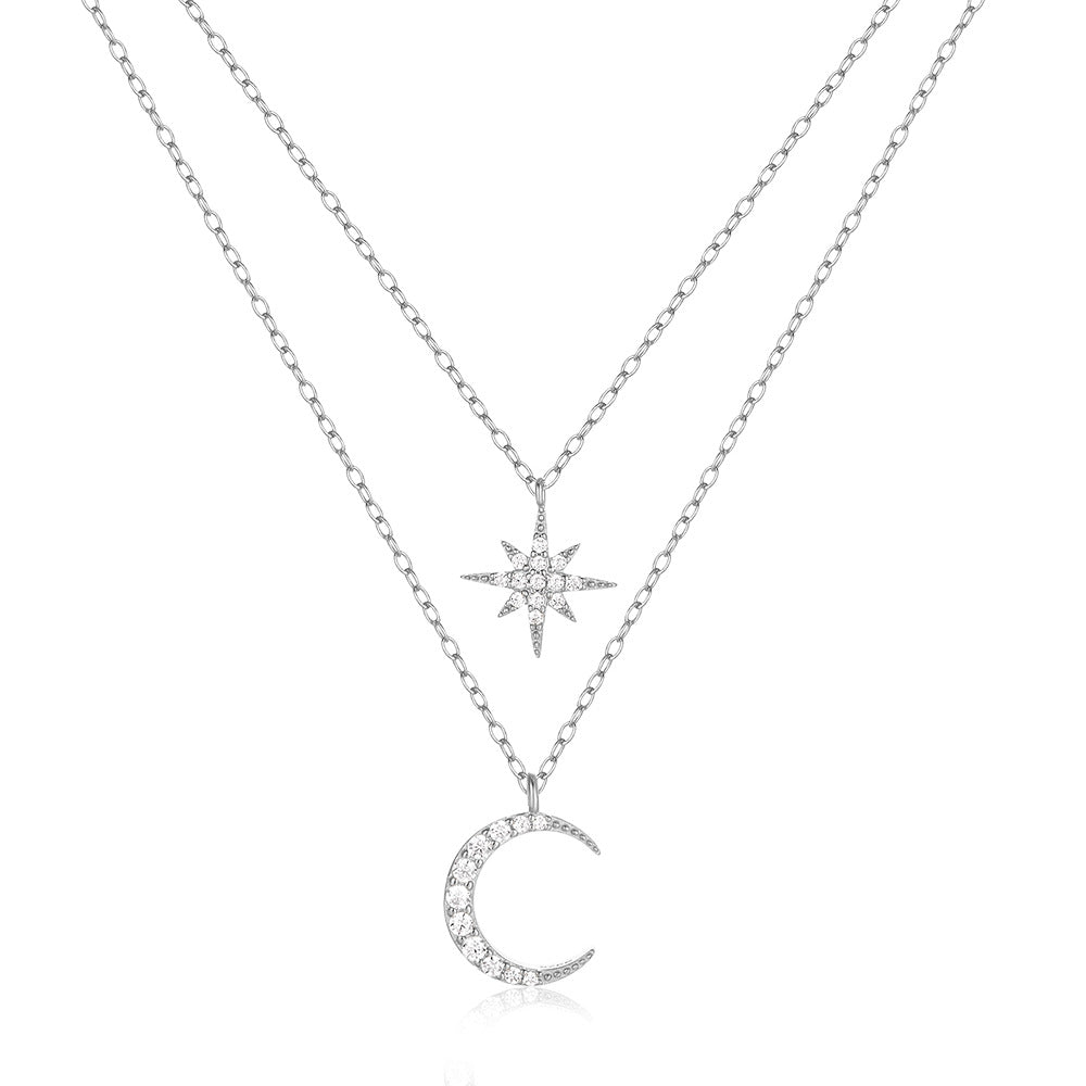 Elisa – Collana in argento con pendente circolare