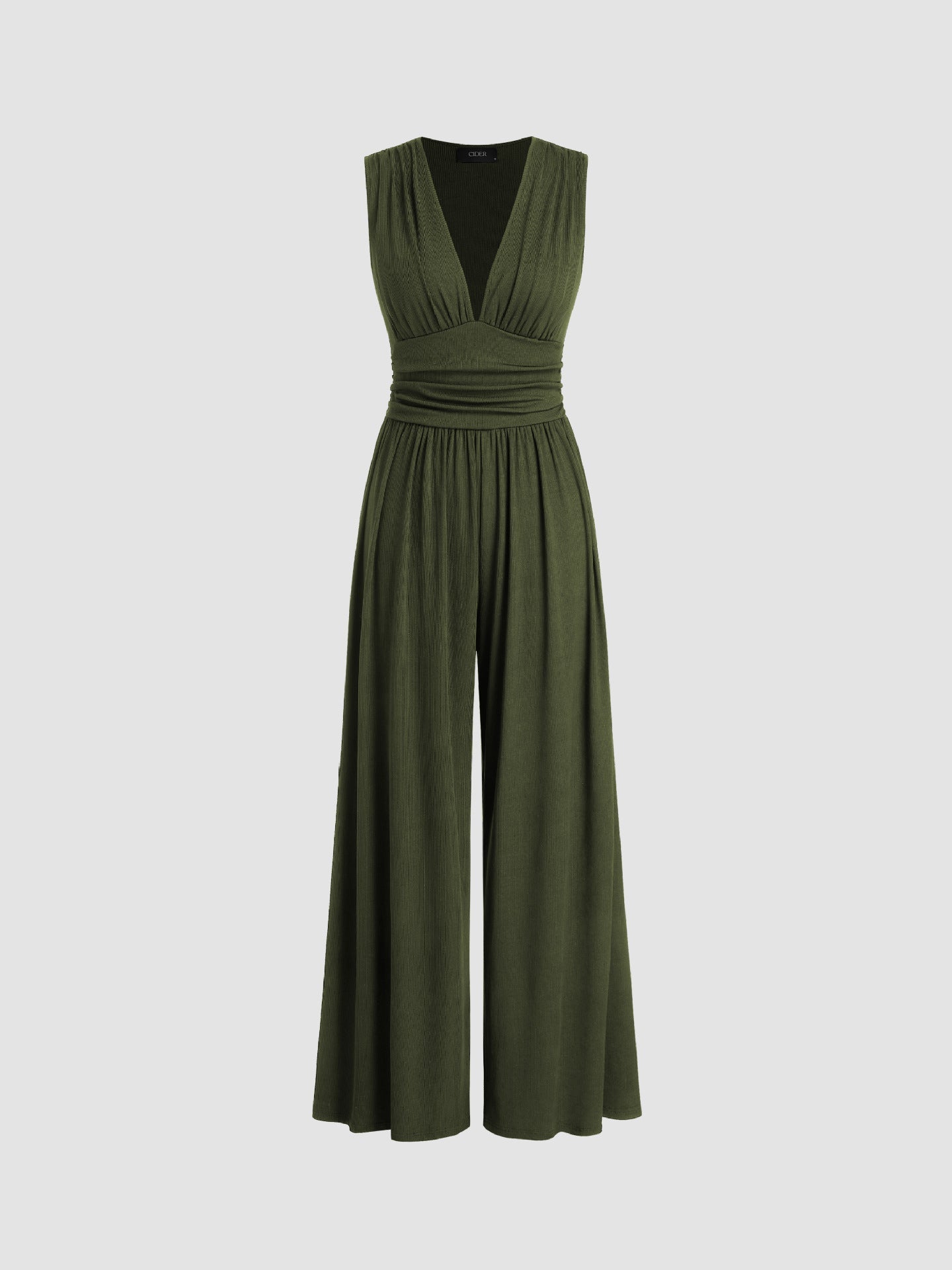 Caridad | Mono Elegante Sin Mangas de Pierna Ancha