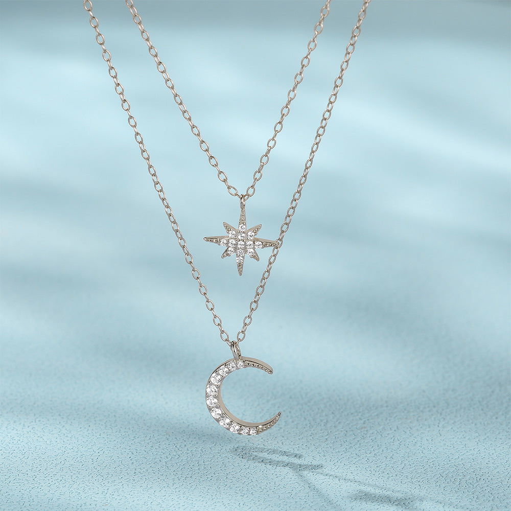 Elisa – Collana in argento con pendente circolare
