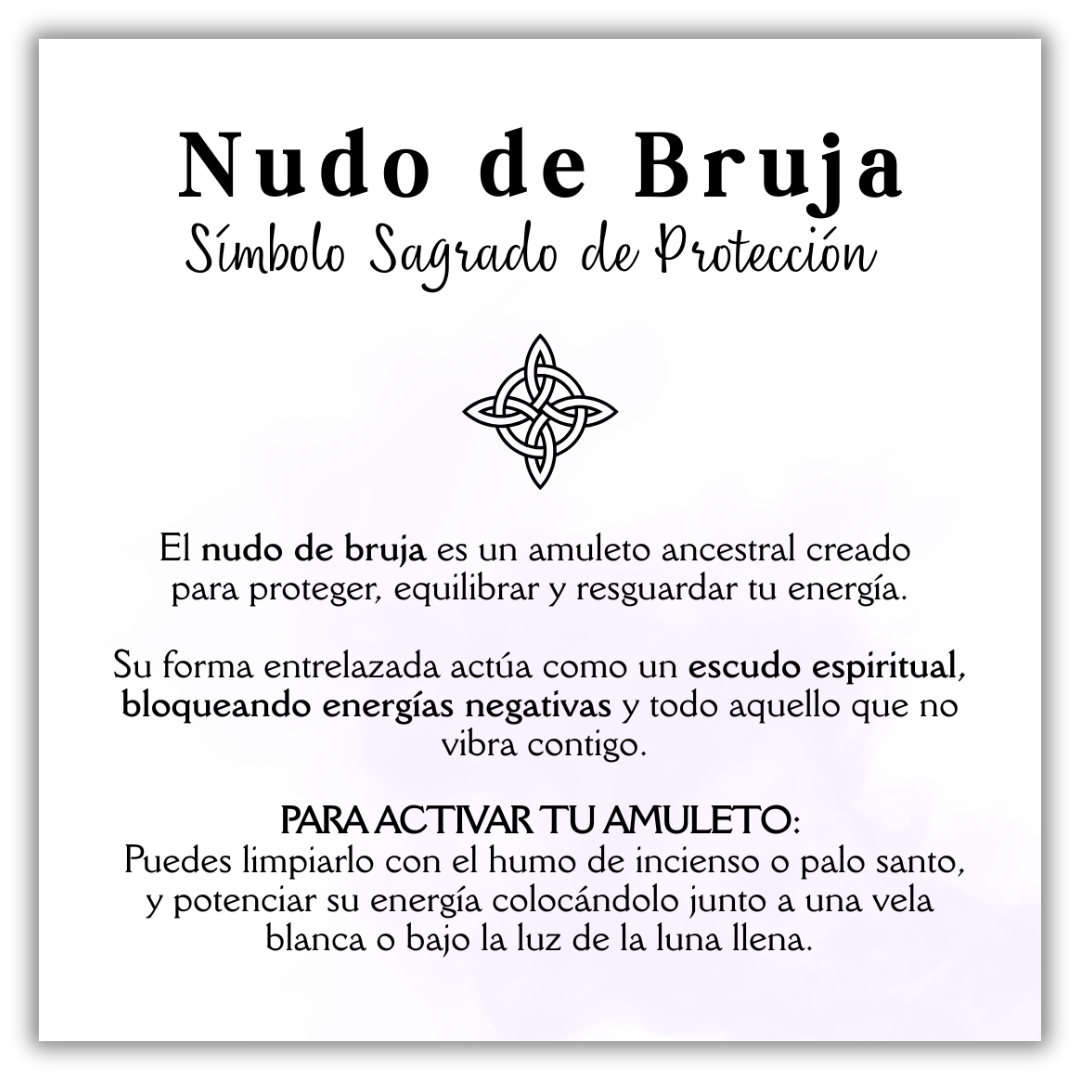 Collar Nudo de Bruja Protector