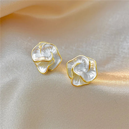 Pendientes de Flor con Perla