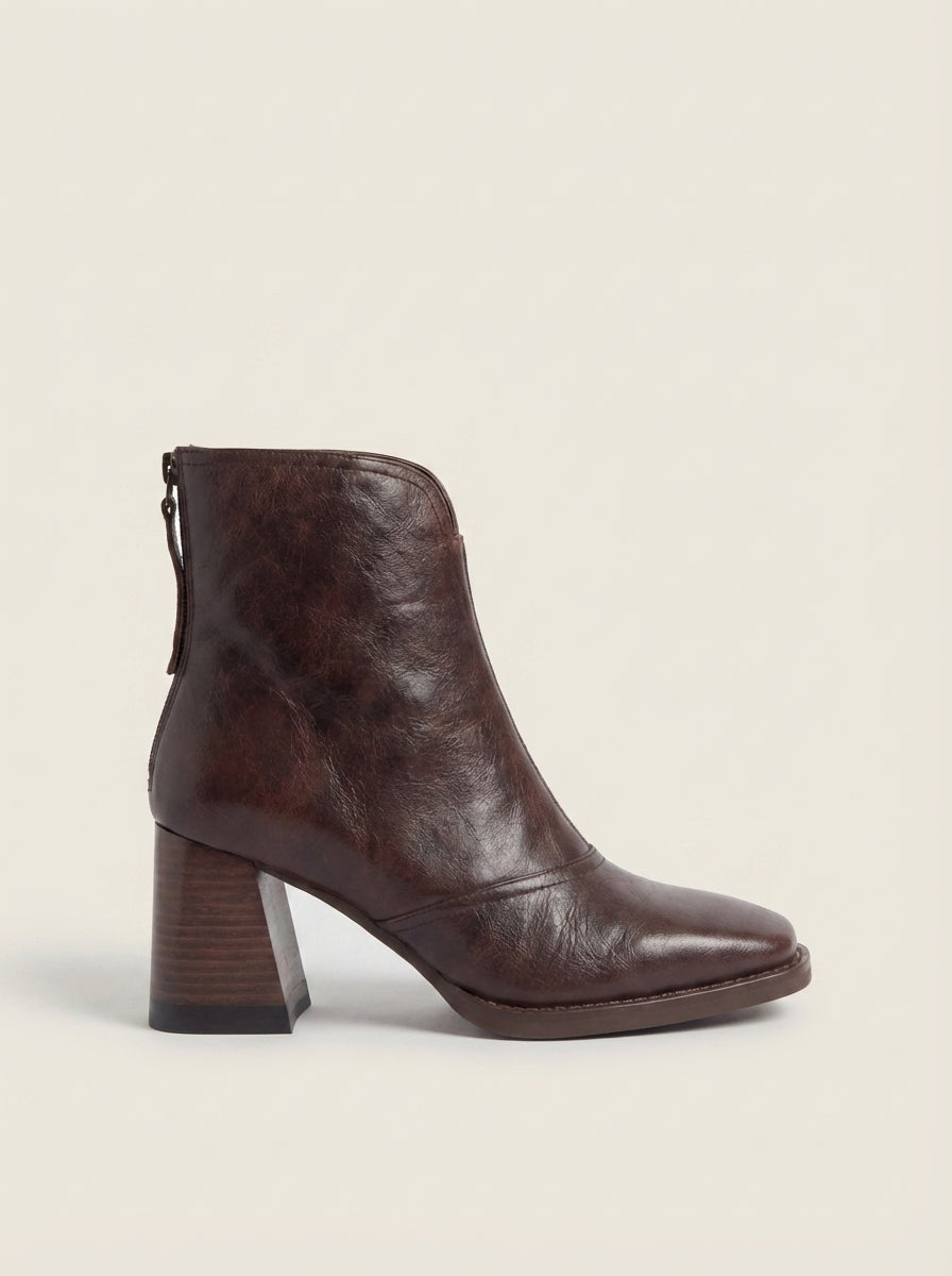 Claudia | Botines de Lujo con Tacón Medio