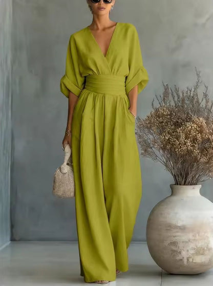 Risel | Mono Cruzado con Mangas Kimono