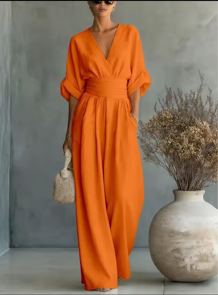 Risel | Mono Cruzado con Mangas Kimono