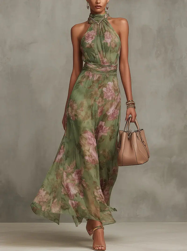 Lily | Vestido Maxi Floral Elegante ElenaDuval