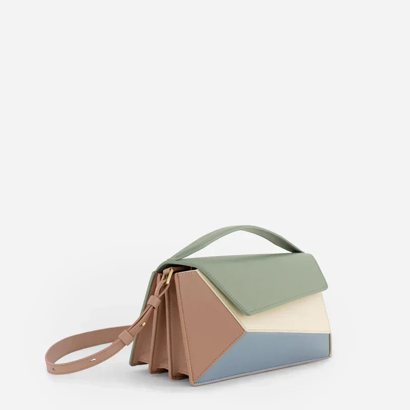 San | Bolso Plisado Asimétrico