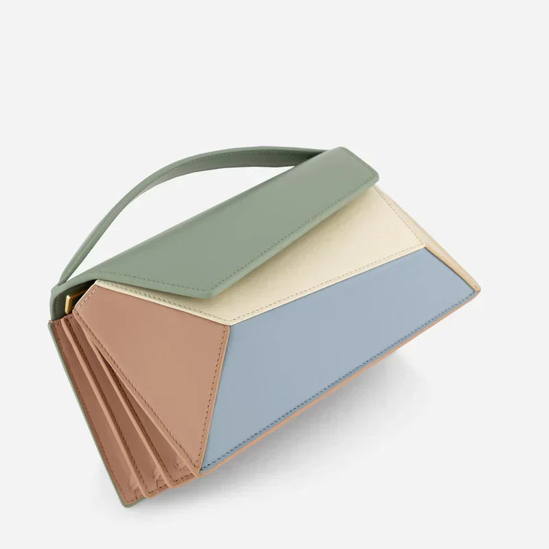 San | Bolso Plisado Asimétrico