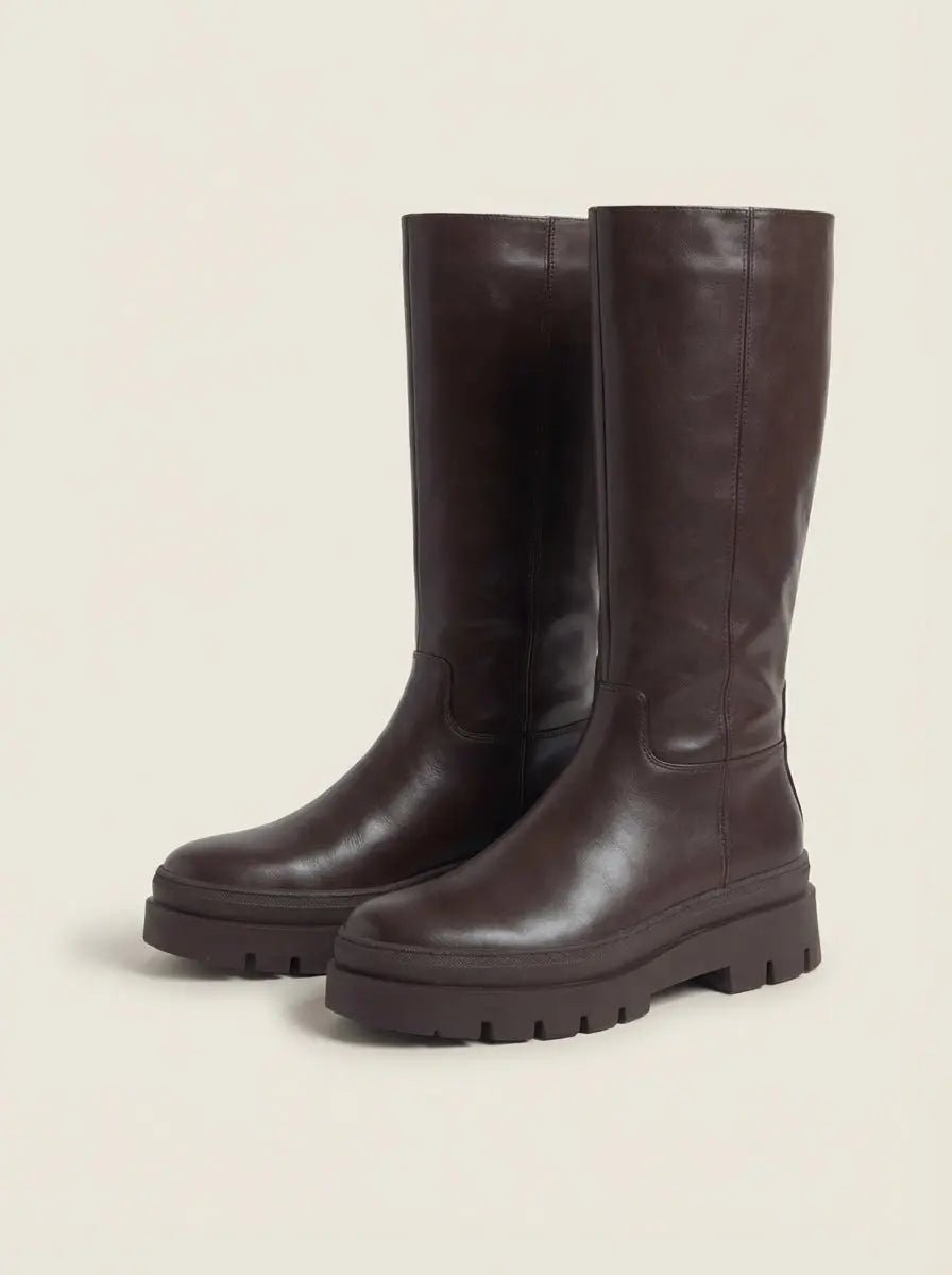 Adriana | Botas Altas Marrón - Elena Duval