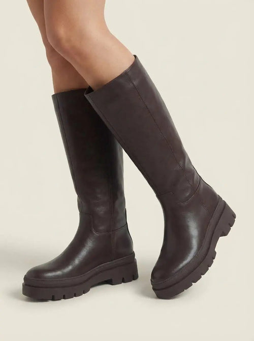 Adriana | Botas Altas Marrón - Elena Duval