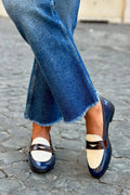 Adrienne | Women's Two Tone Slip On Loafers