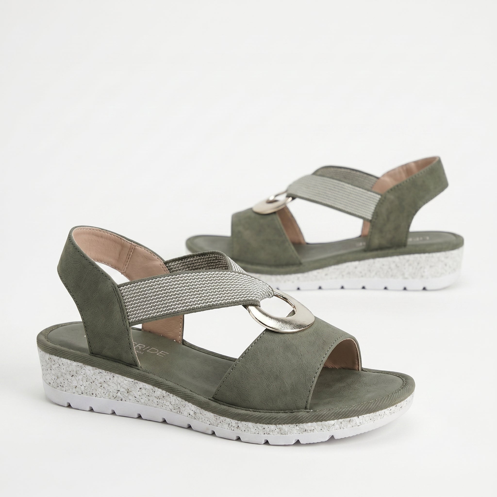 Gabriela | Sandalias Planas con Detalle Metálico