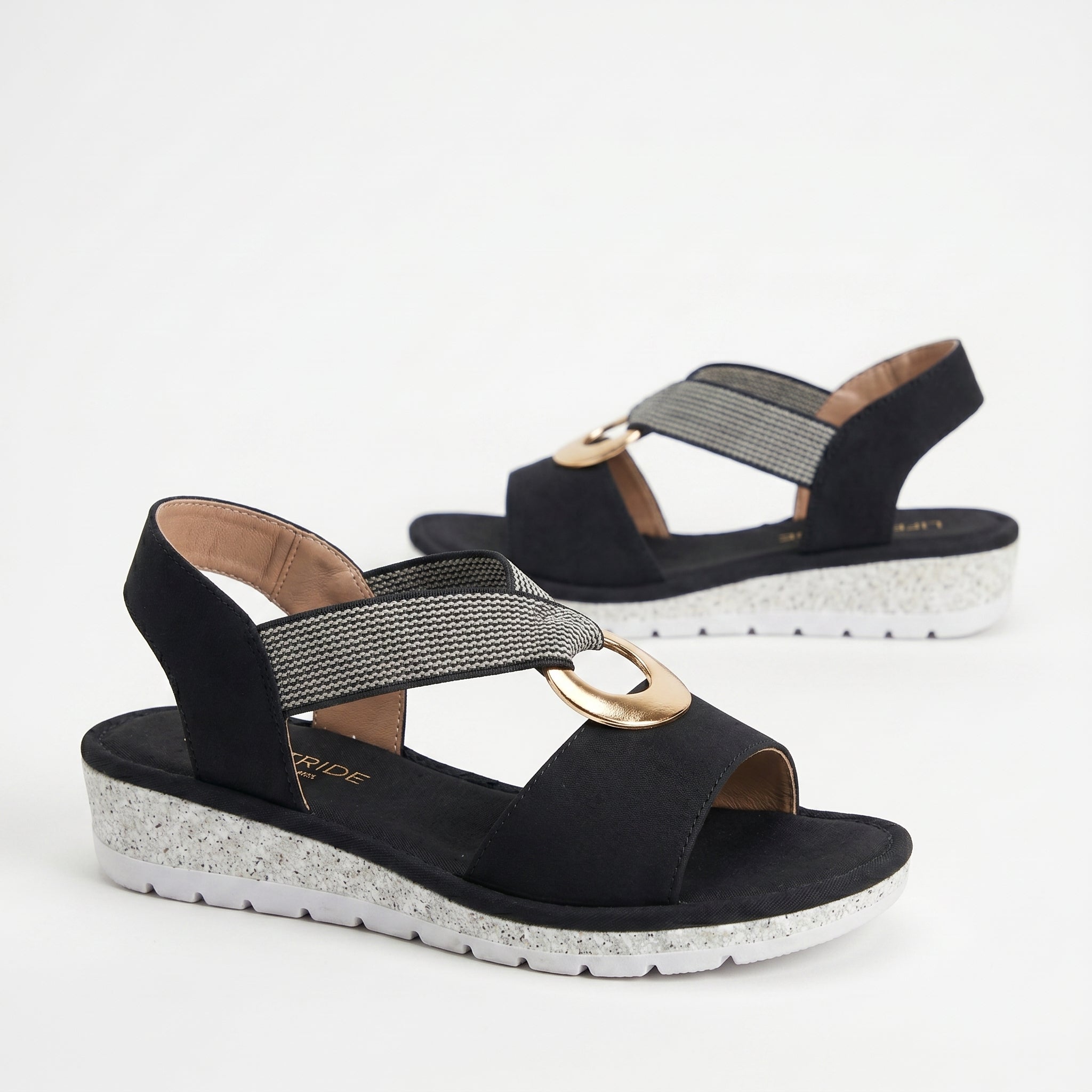 Gabriela | Sandalias Planas con Detalle Metálico