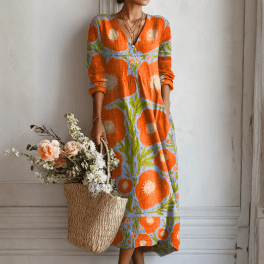 Alba™ | Vestido Floral Encantador - Elena Duval