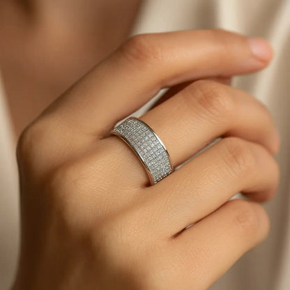 Ambrosia | Anillo de Oro Blanco - Elena Duval