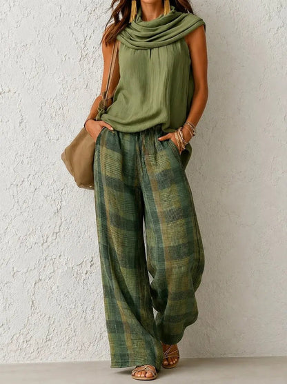 Ana Conjunto Natural · Comodidad Relajada con Elegancia Artesanal - Elena Duval