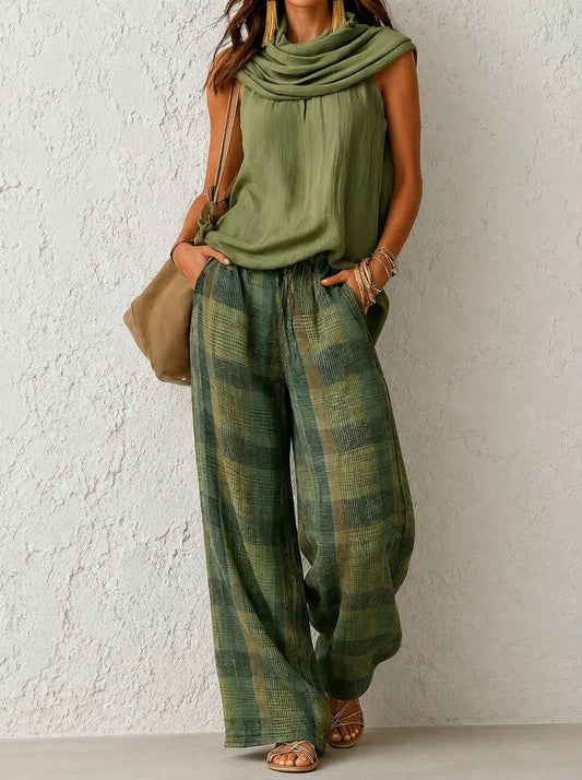 Ana Conjunto Natural · Comodidad Relajada con Elegancia Artesanal - Elena Duval
