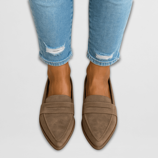 Andresa - Mocasines de Ante Suave para Mujer - Elena Duval