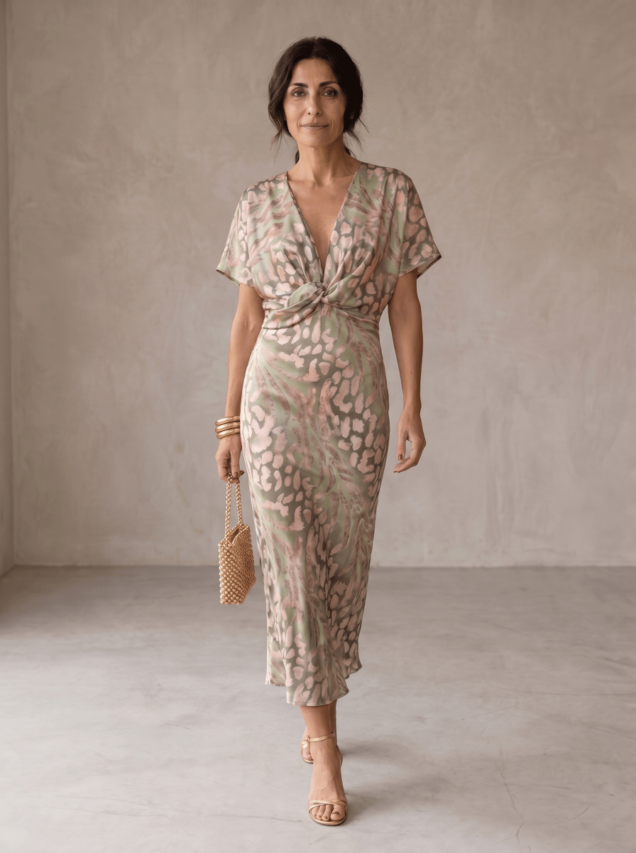 Antonella | Vestido Elegante de Tejido Ligero y Fluido - Elena Duval