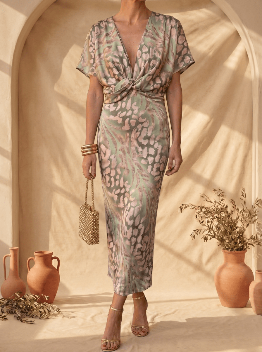 Antonella | Vestido Elegante de Tejido Ligero y Fluido - Elena Duval