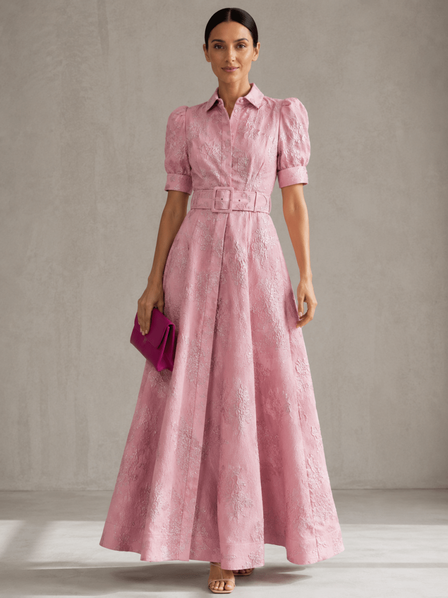 Aria | Vestido Corto con Mangas de Globo - Elena Duval