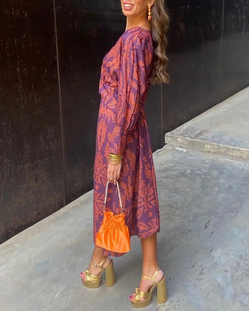 Aubrey | Vestido Maxi Corte A para Bodas - Elena Duval