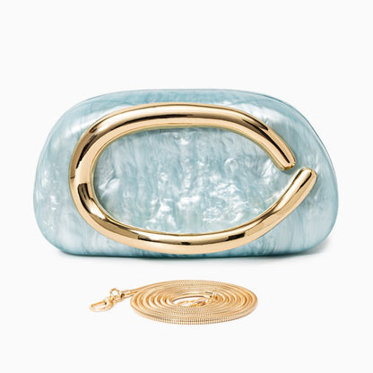 Aurelia | Bolso Nacarado con Cadena - Elena Duval
