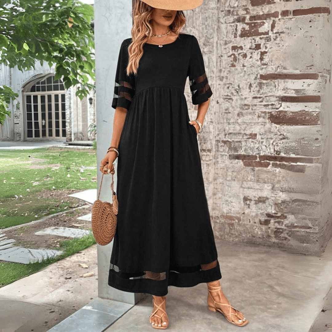 Auris | Vestido Midi Favorecedor - Elena Duval
