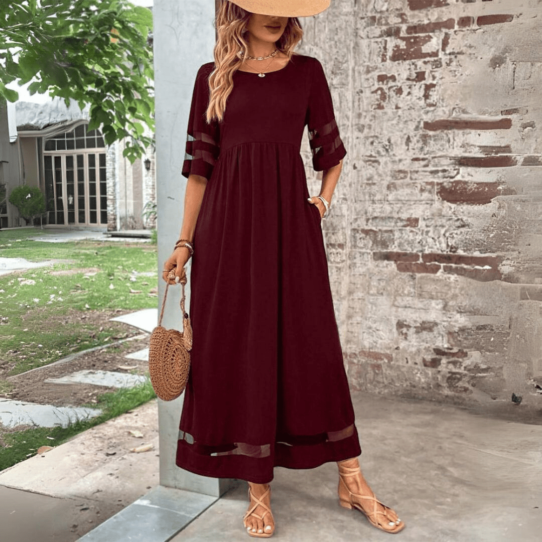 Auris | Vestido Midi Favorecedor - Elena Duval