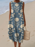 Bela | Vestido Midi Boho Floral - Elena Duval