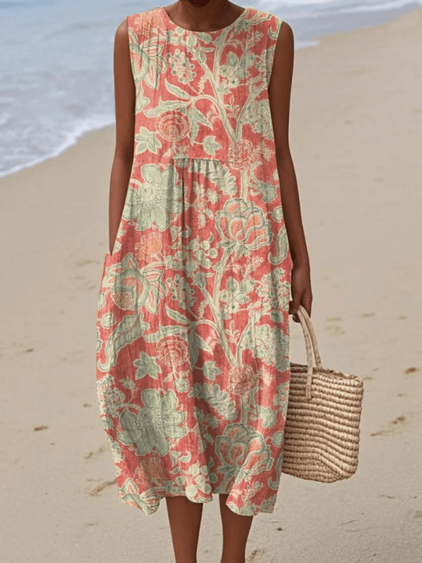 Beth | Vestido Midi Floral - Elena Duval