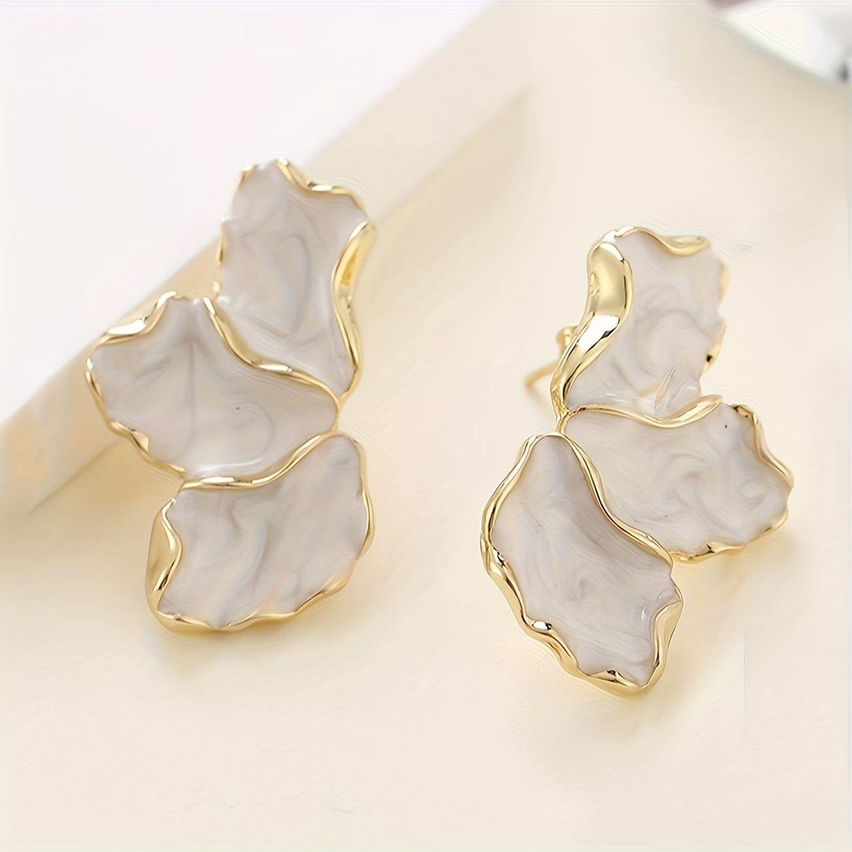 Pendientes de Pétalos de Perla
