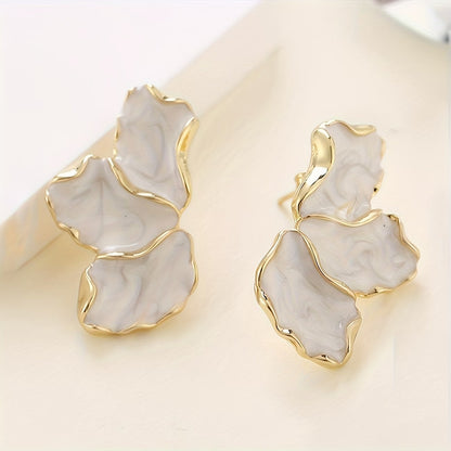 Pendientes de Pétalos de Perla