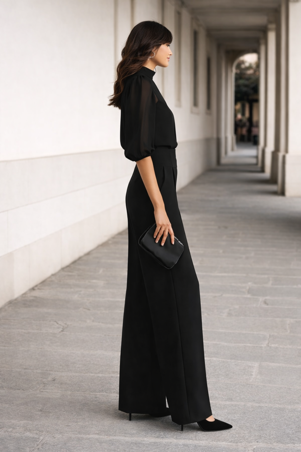Valentina | Conjunto de Tres Piezas con Camisola de Chifón