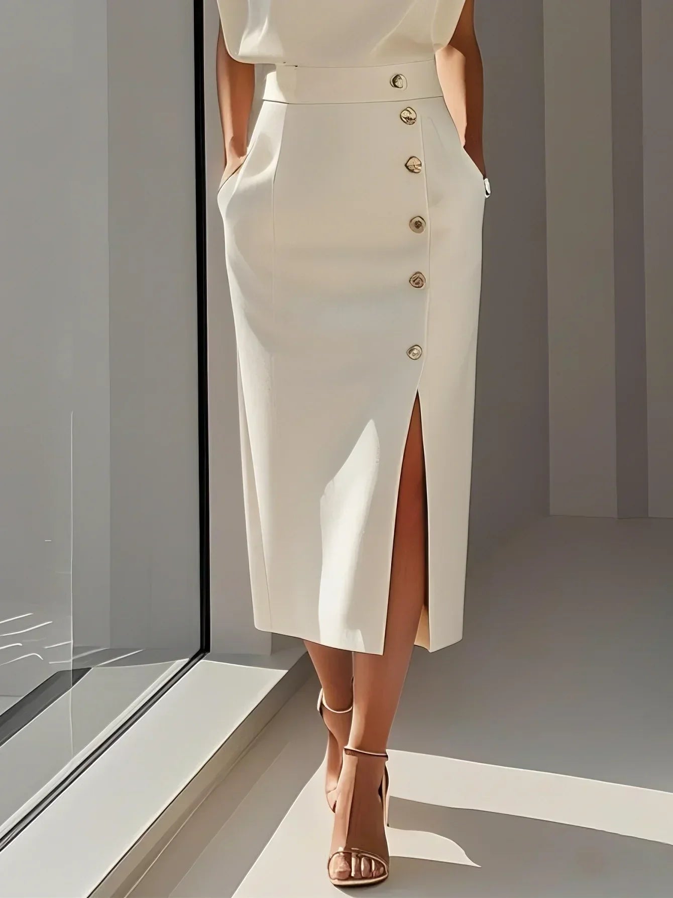 Aspen™ | Effortless Charm Midi Dress