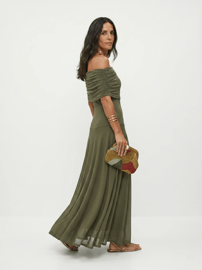 Carla | Vestido maxi elegante y sencillo - Elena Duval