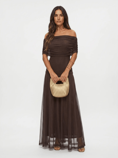 Carla | Vestido maxi elegante y sencillo - Elena Duval