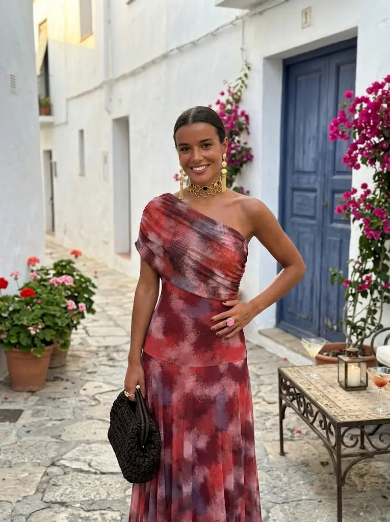 Carla | Vestido maxi elegante y sencillo - Elena Duval